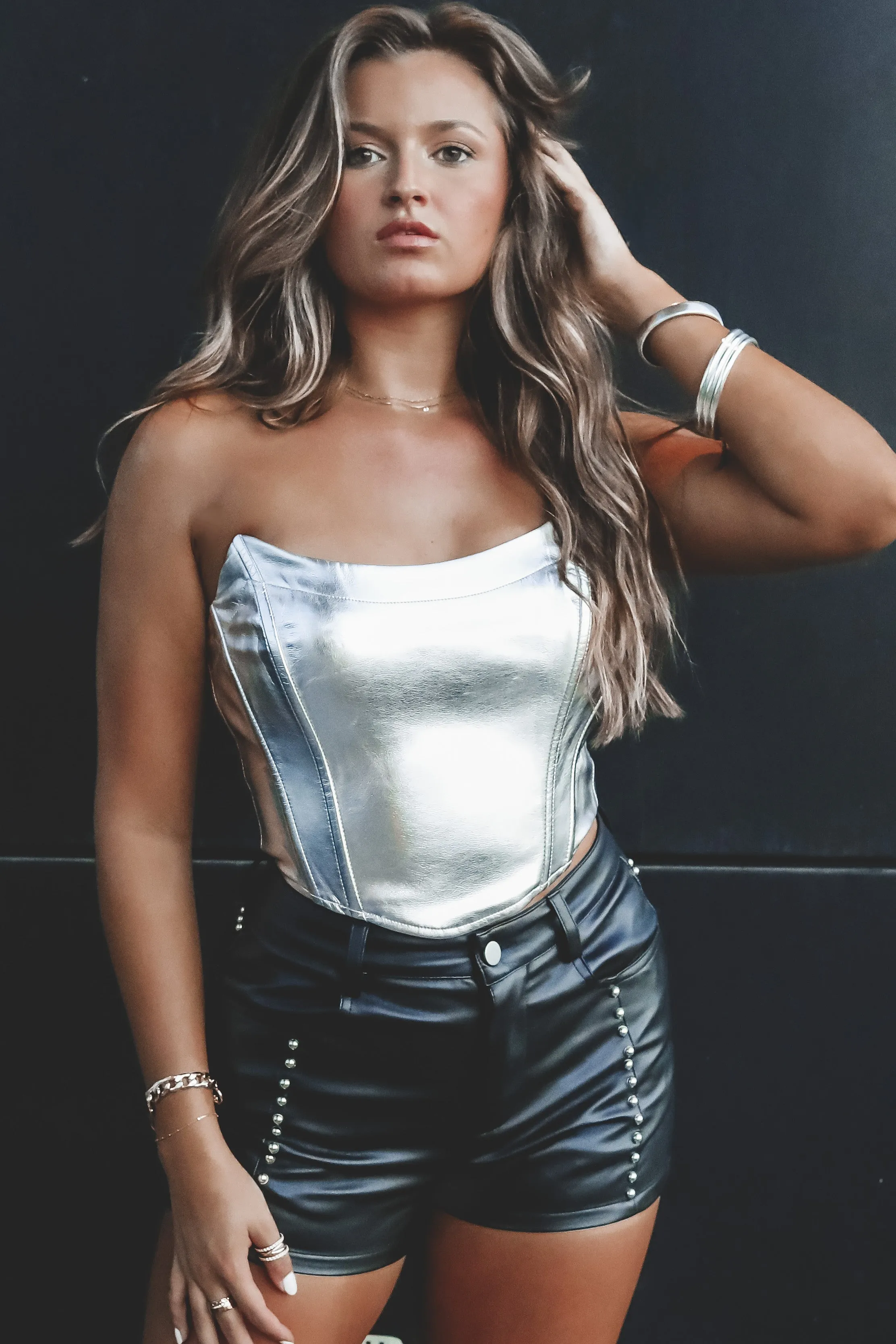 DEAL LINE & DOT Tinsley Corset Top