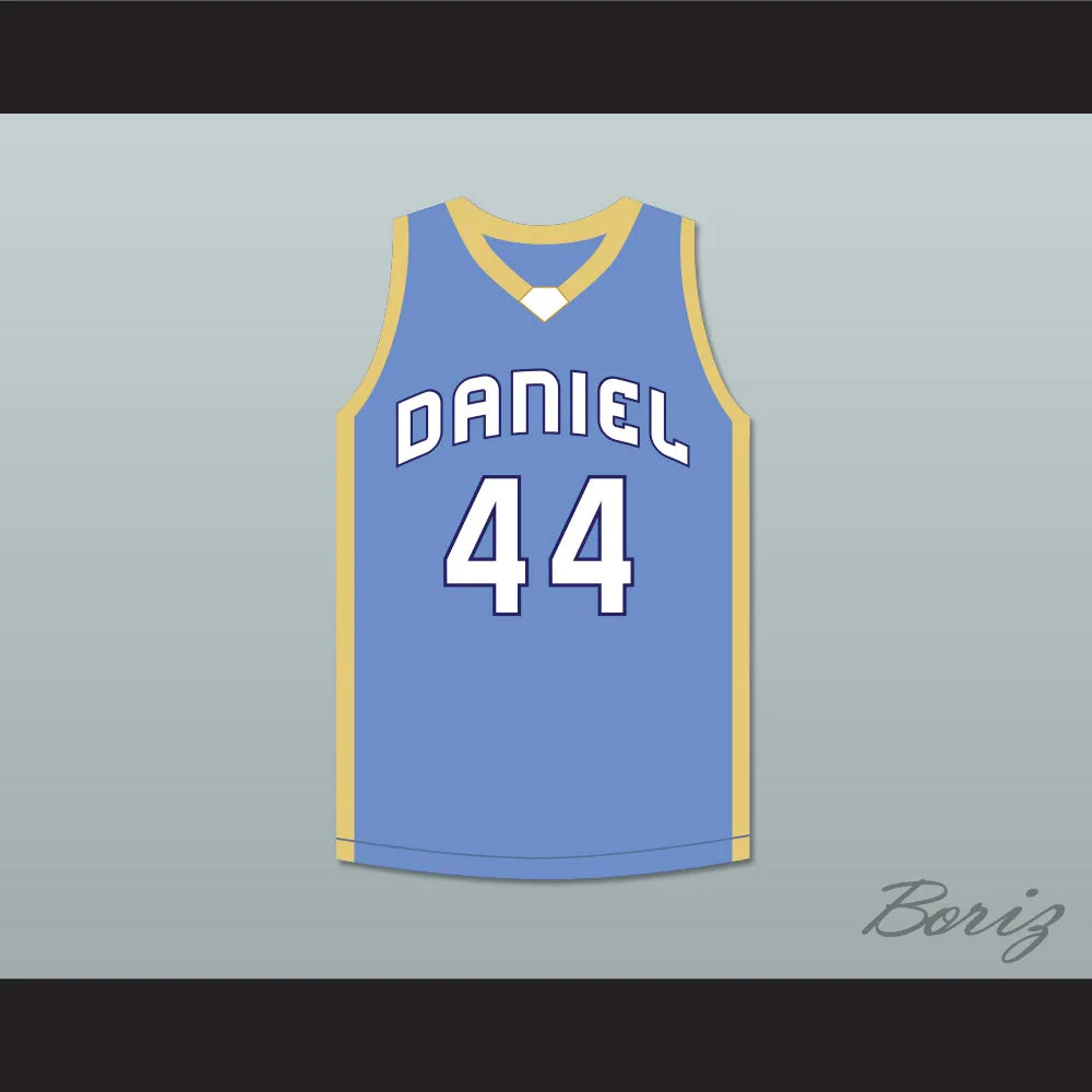 DeAndre Hopkins 44 D. W. Daniel High School Lions Light Blue Basketball Jersey