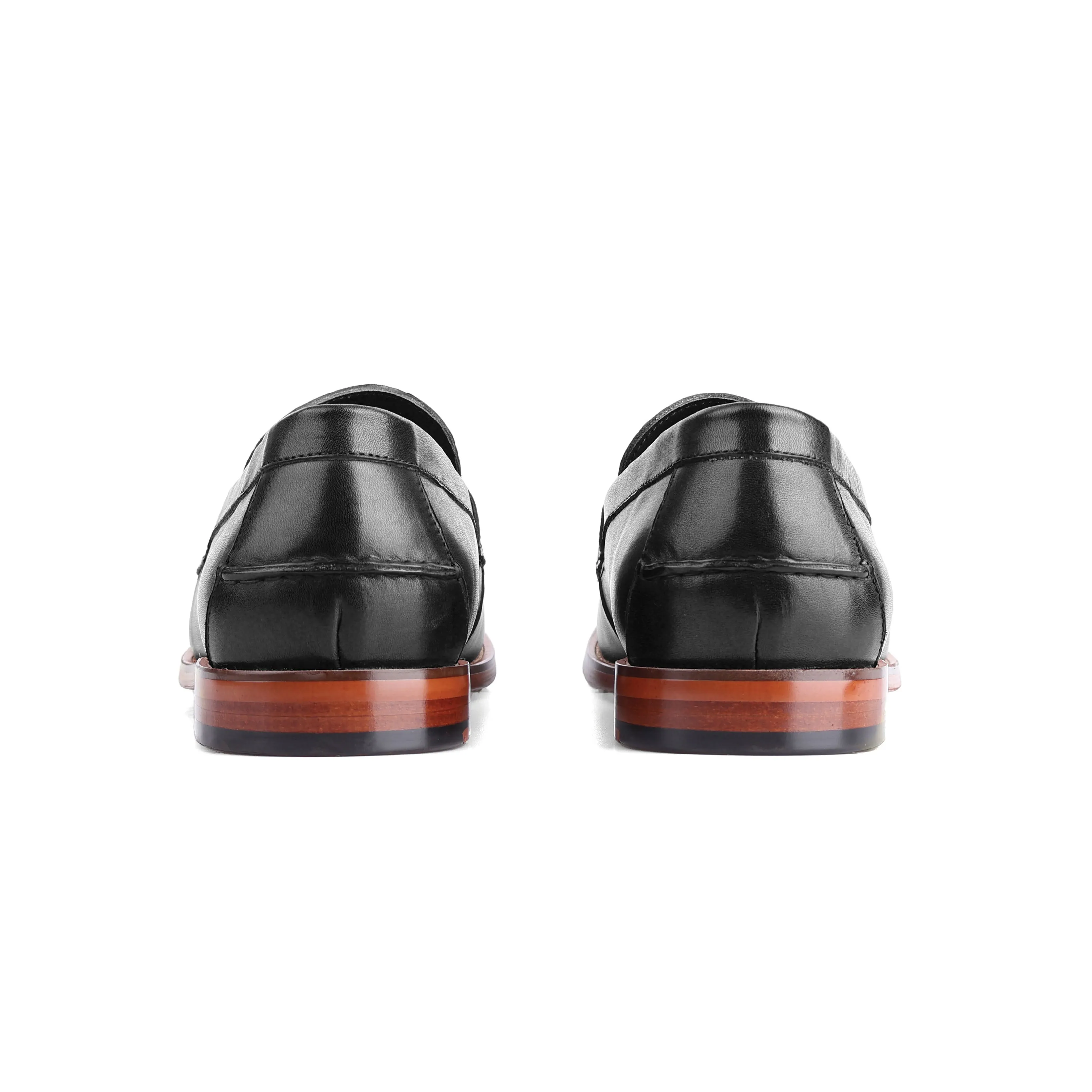 Decatur Two-toned Loafer - Black