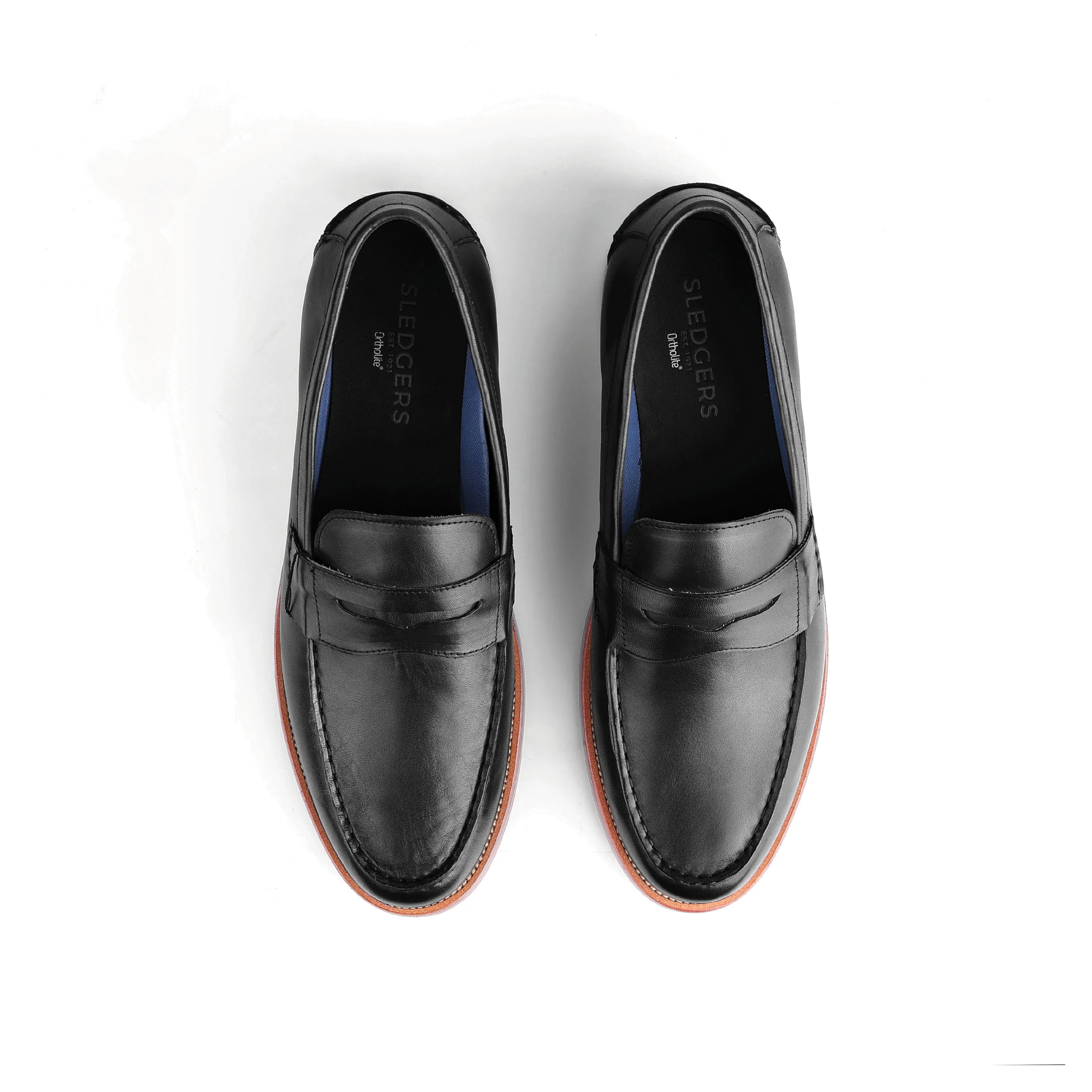 Decatur Two-toned Loafer - Black