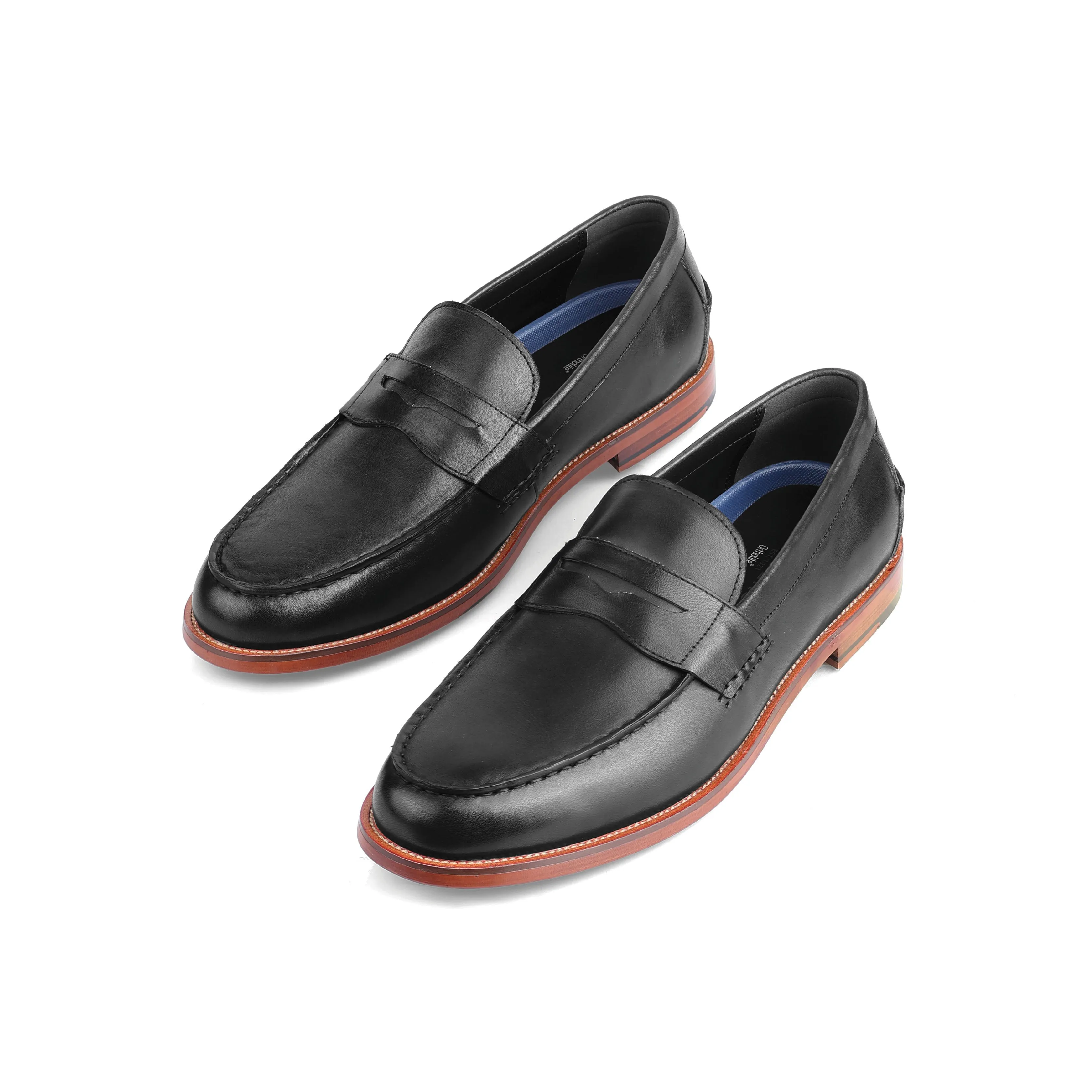 Decatur Two-toned Loafer - Black