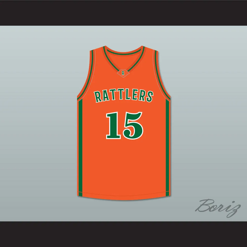 DeMarcus Cousins 15 LeFlore High School Rattlers Orange Basketball Jersey Drake- In My Feelings