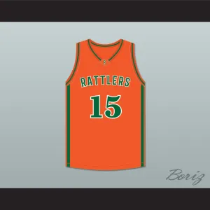 DeMarcus Cousins 15 LeFlore High School Rattlers Orange Basketball Jersey Drake- In My Feelings