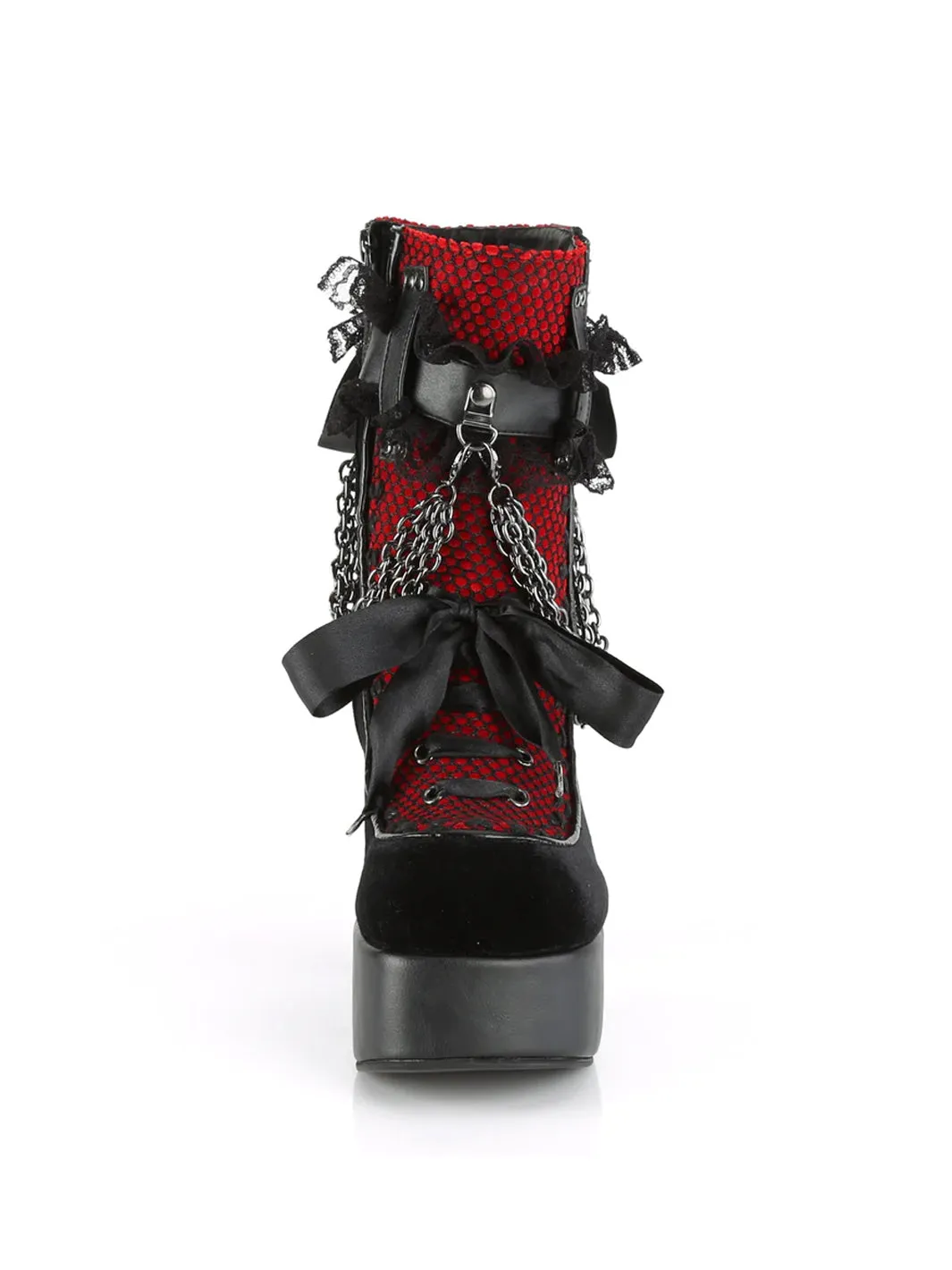 DEMONIA CHARADE-110 - BLACK & RED ✰ PRE ORDER ✰