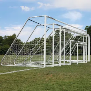 Douglas® CLUB Portable Soccer Goals, 3″ Round Aluminum with 4mm Nets