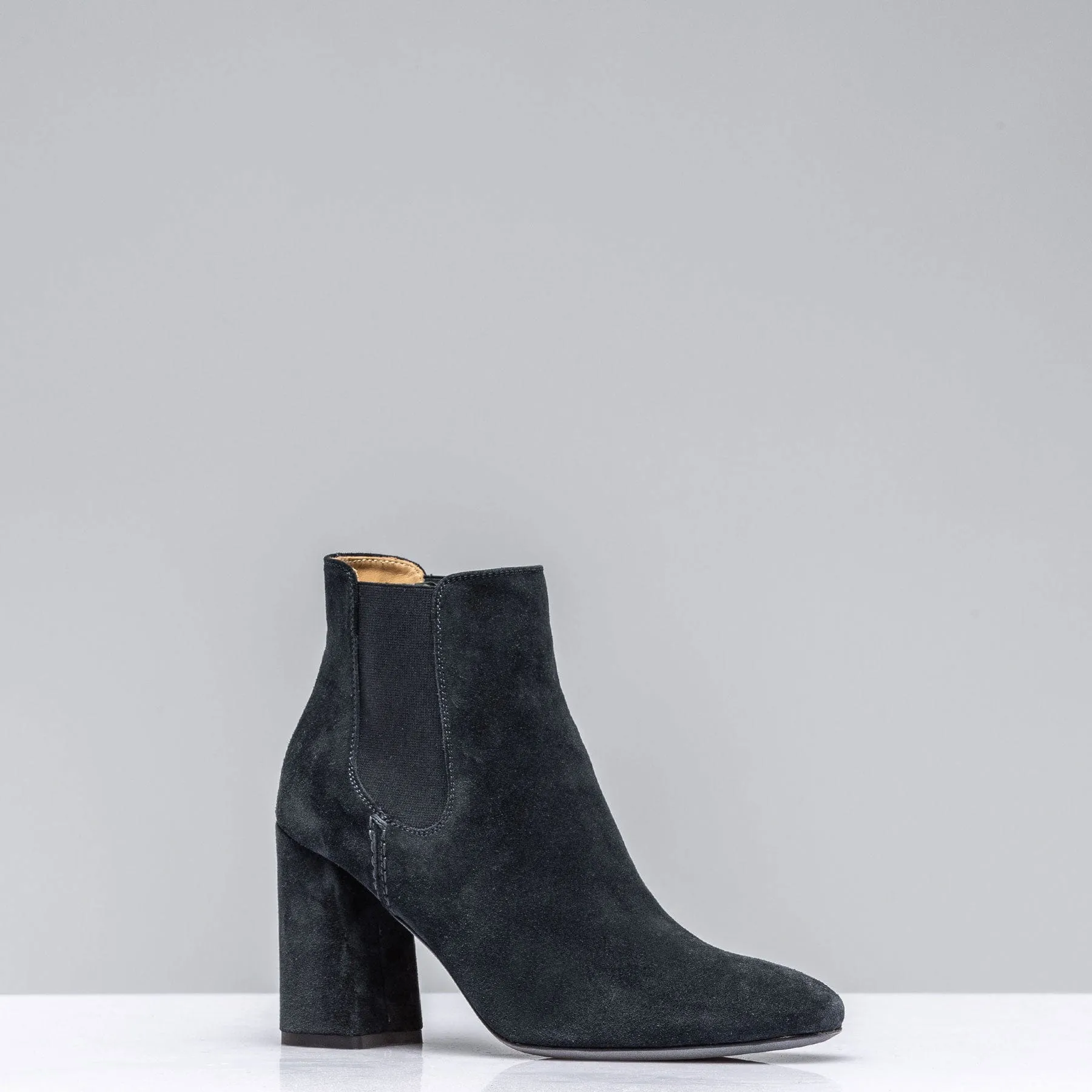 Dunia High Heel Bootie In Navy