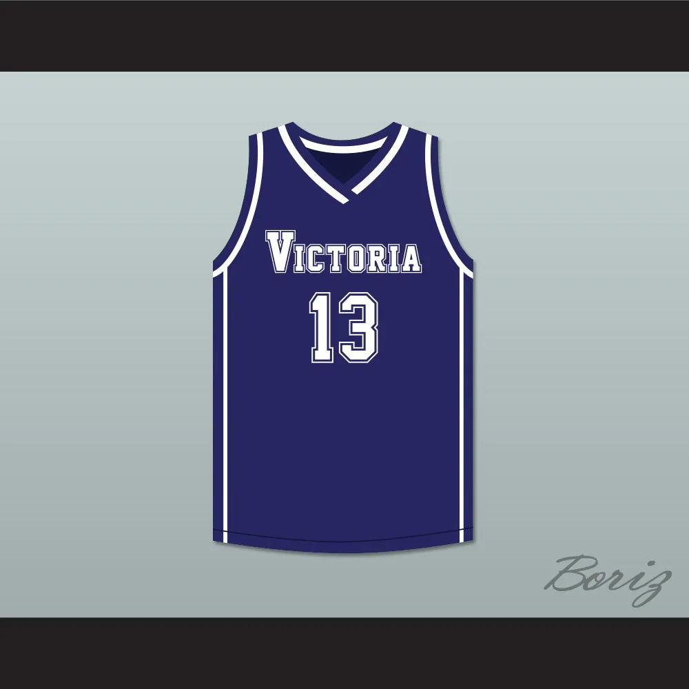 Dyson Daniels 13 Bendigo HIgh School Victoria Navy Blue Basketball Jersey 2
