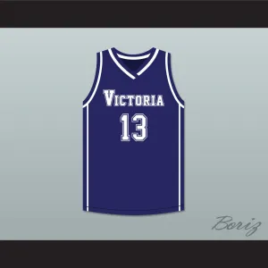 Dyson Daniels 13 Bendigo HIgh School Victoria Navy Blue Basketball Jersey 2