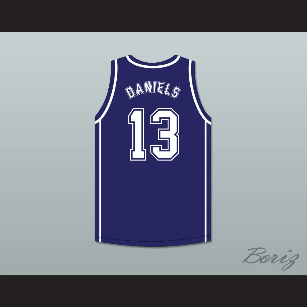 Dyson Daniels 13 Bendigo HIgh School Victoria Navy Blue Basketball Jersey 2