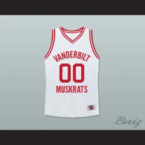 Family Matters Steve Urkel 00 Vanderbilt Muskrats High School White Basketball Jersey Deluxe Edition