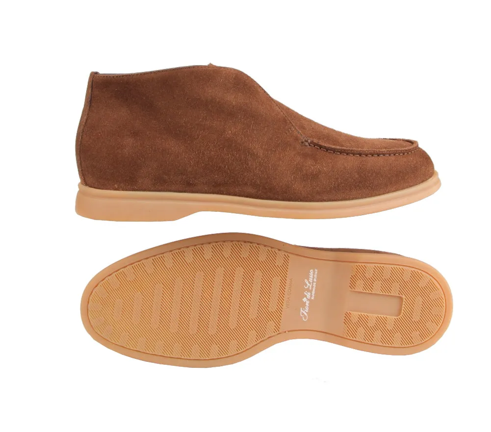 Fiori Di Lusso Brown Ankle Boots