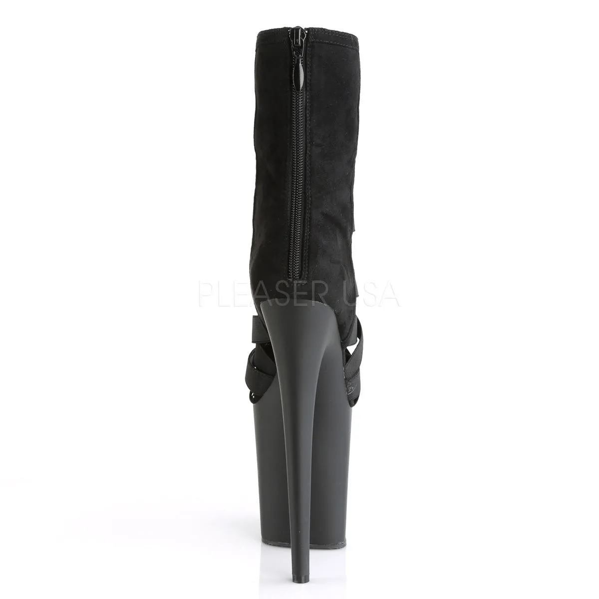 FLAMINGO-800-24  Black Elastic Band-Microfiber/Black Matte