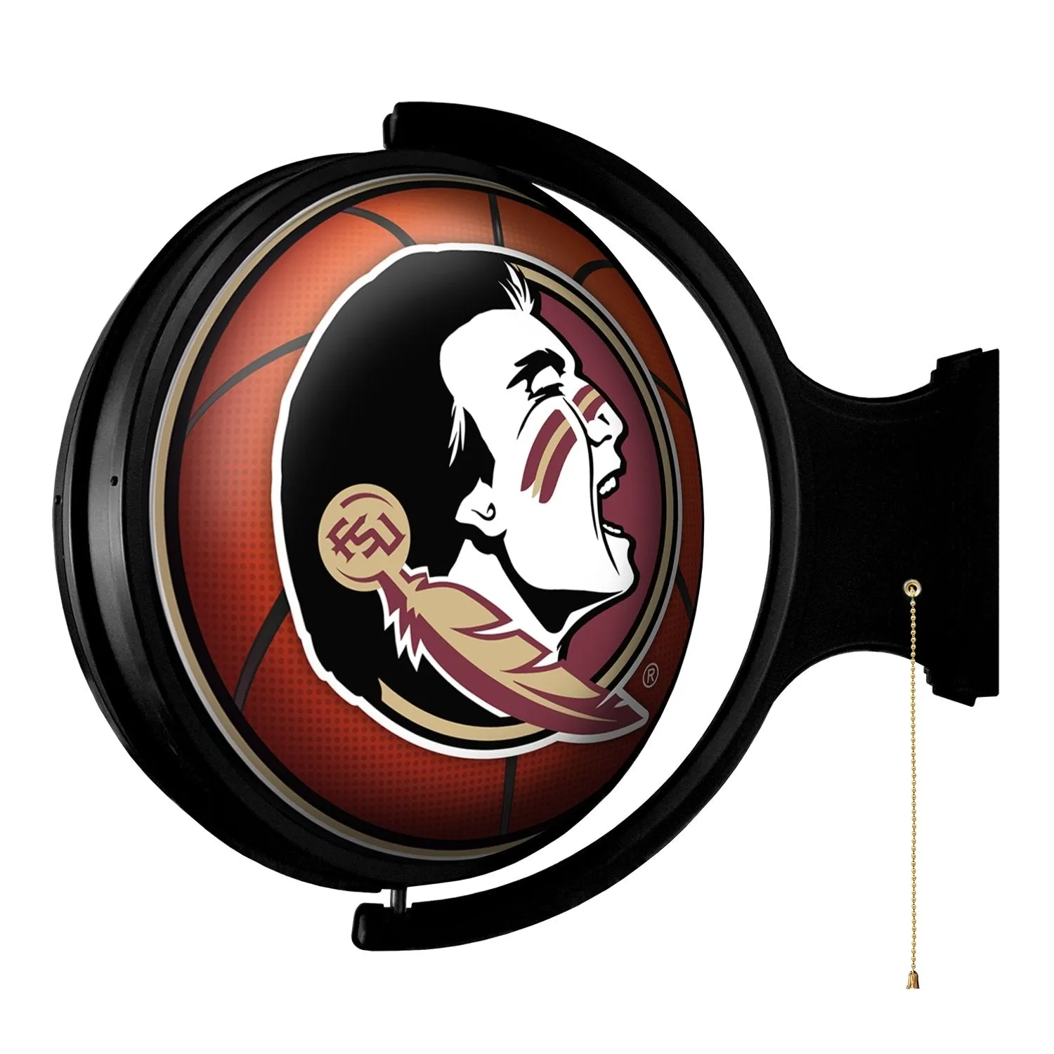 Florida State Seminoles: Basketball - Original Round Rotating Lighted Wall Sign