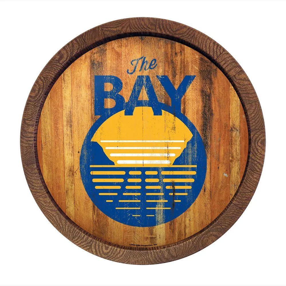 Golden State Warriors: Logo - "Faux" Barrel Top Sign
