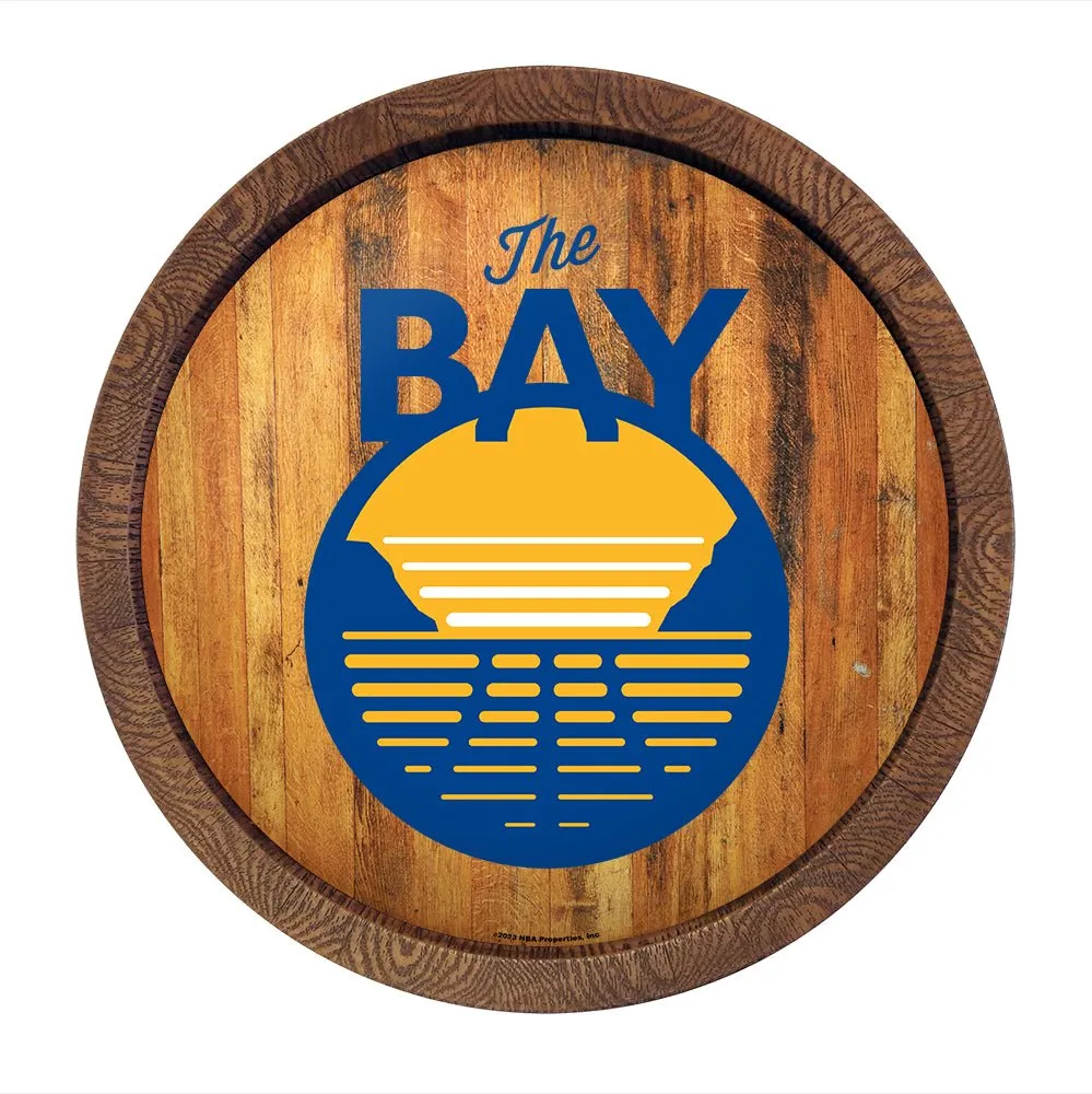 Golden State Warriors: Logo - "Faux" Barrel Top Sign