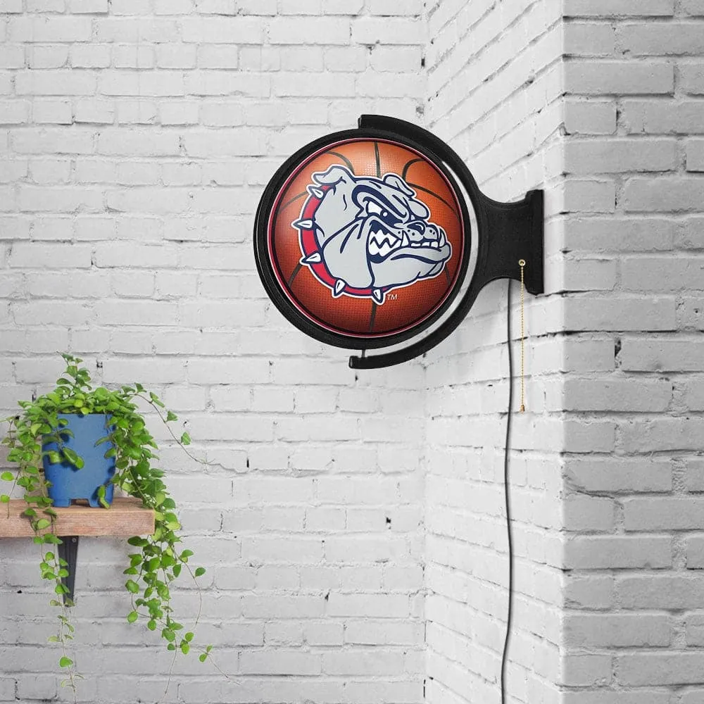 Gonzaga Bulldogs: Basketball - Original Round Rotating Lighted Wall Sign