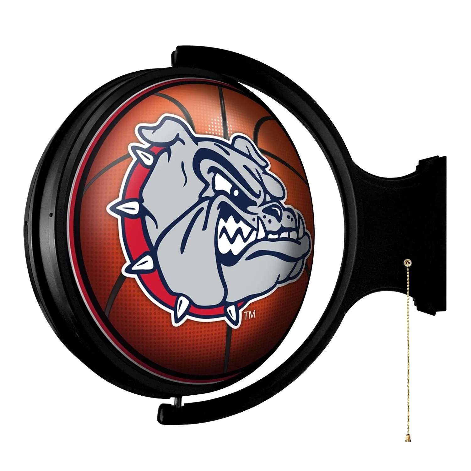 Gonzaga Bulldogs: Basketball - Original Round Rotating Lighted Wall Sign