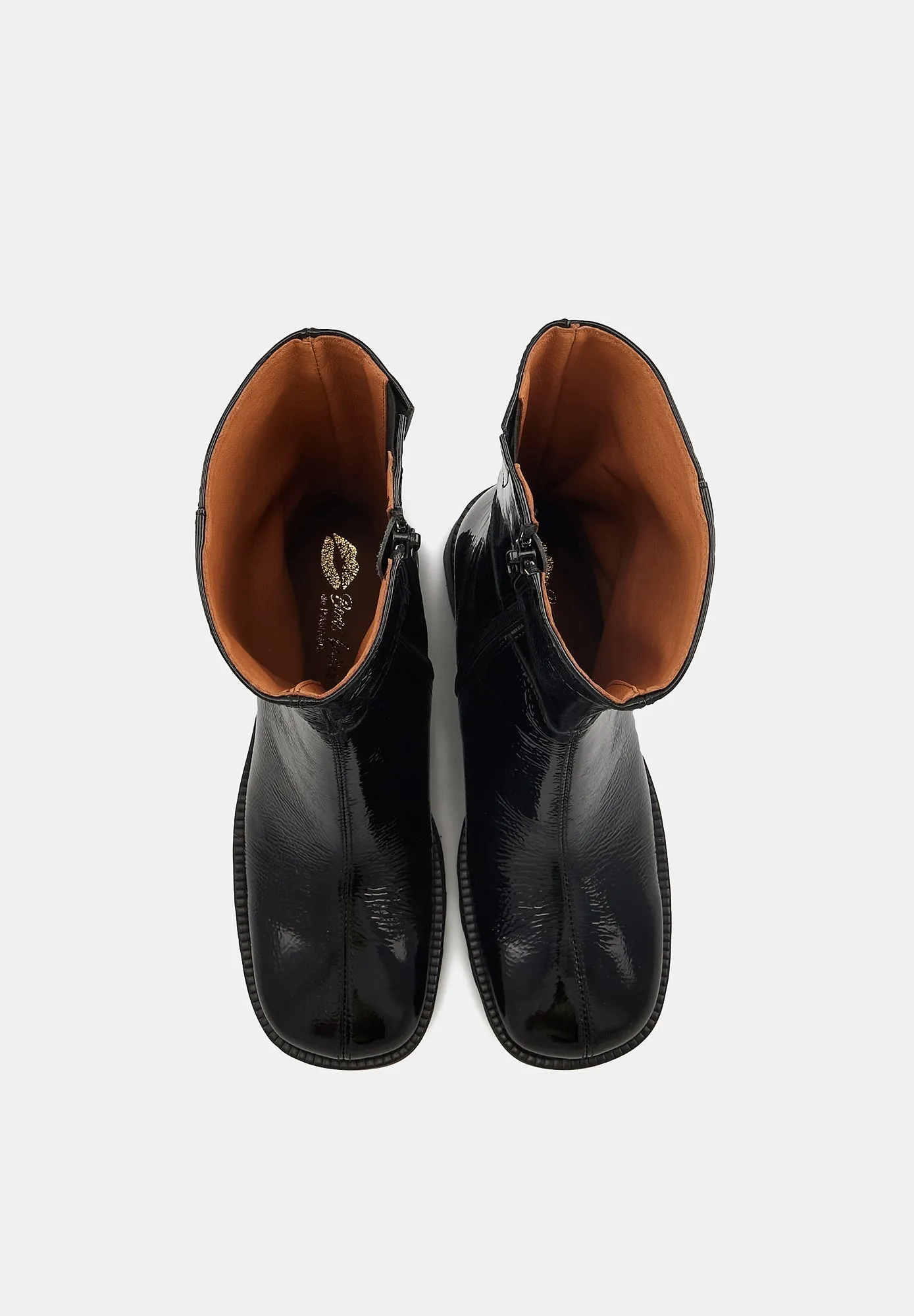 Harriet-Cuir Brillant Noir