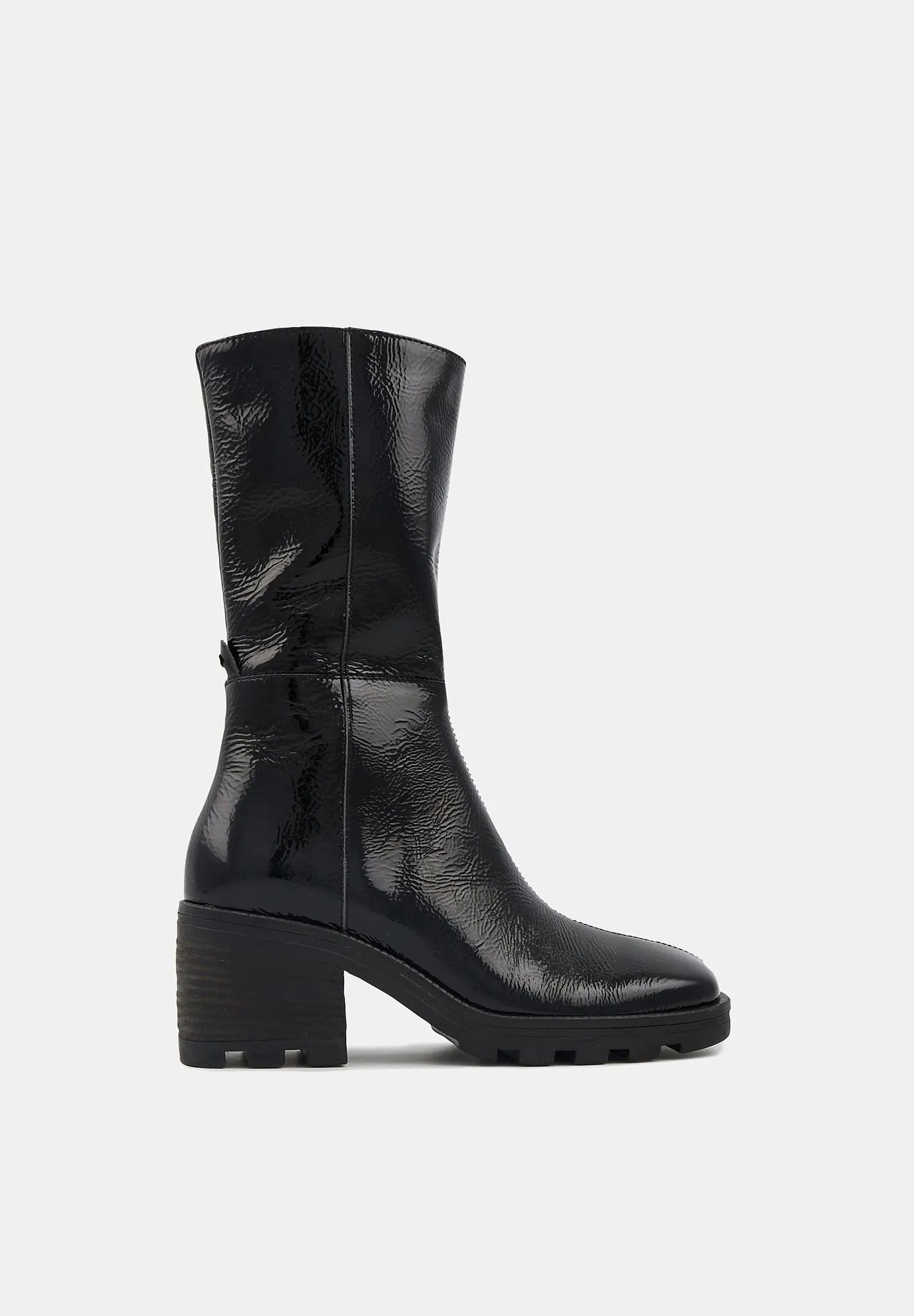 Harriet-Cuir Brillant Noir