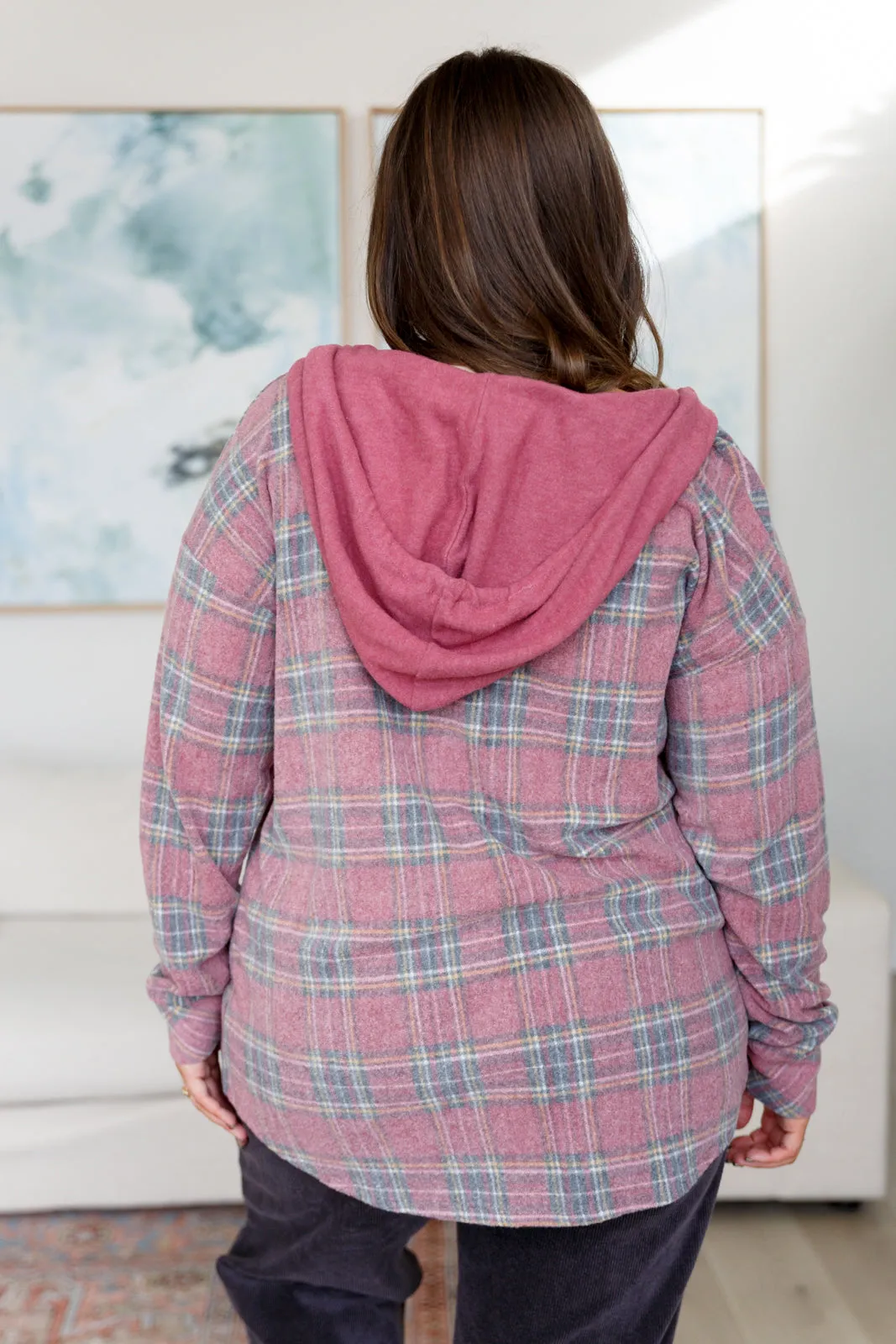 Hazel Blues® |  Down in the Valley Hooded Shacket