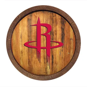 Houston Rockets: "Faux" Barrel Top Sign