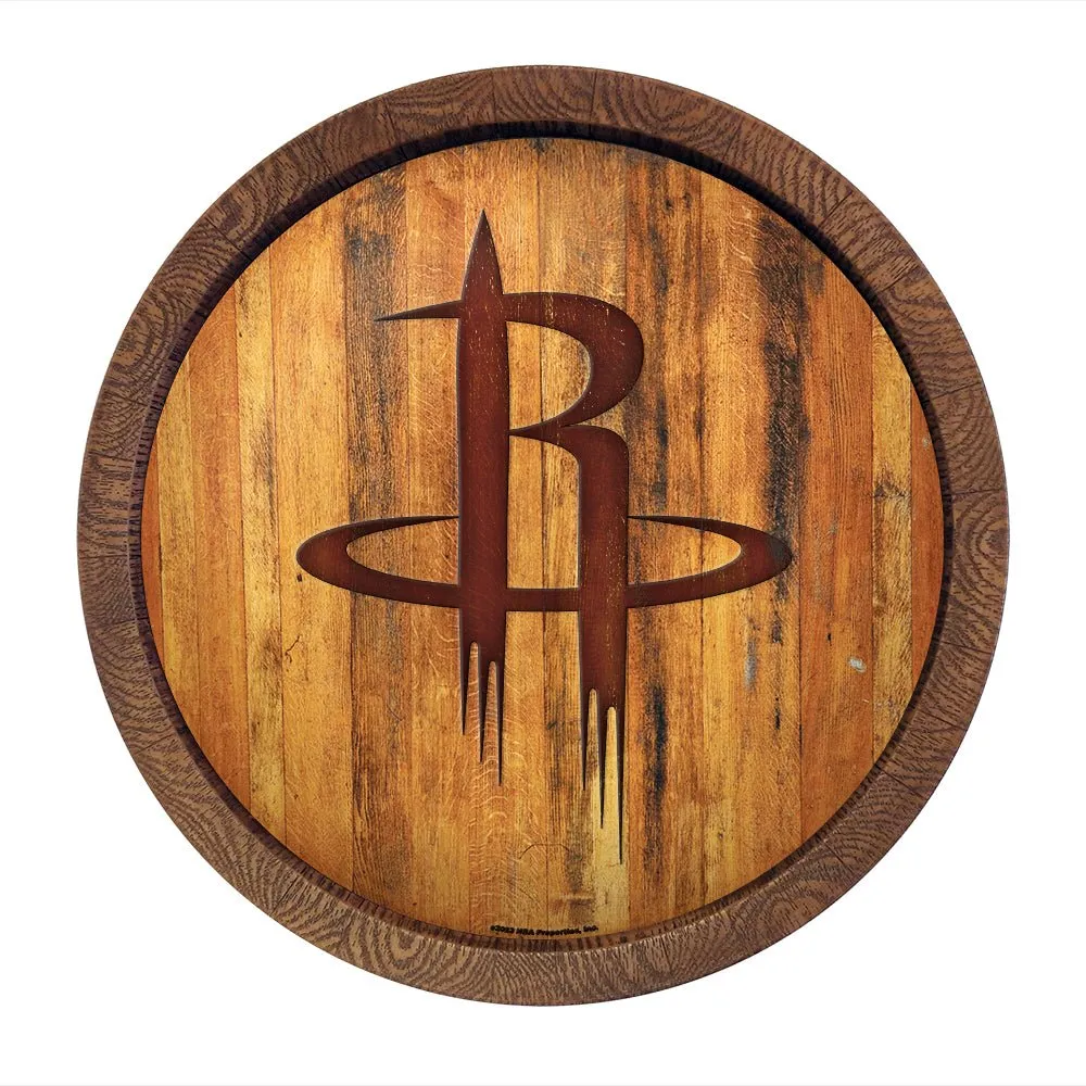 Houston Rockets: "Faux" Barrel Top Sign