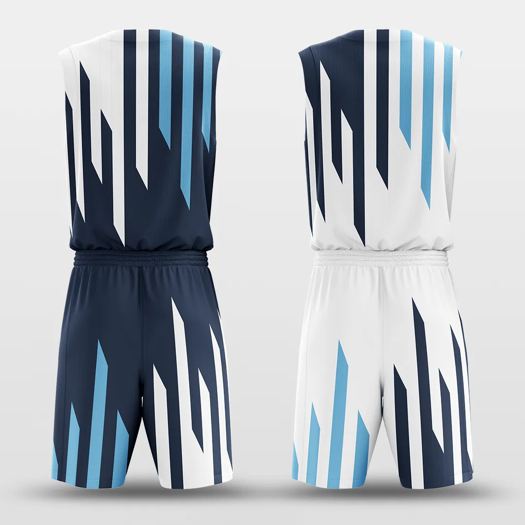 Iceberg - Customized Reversible Sublimated Basketball Set