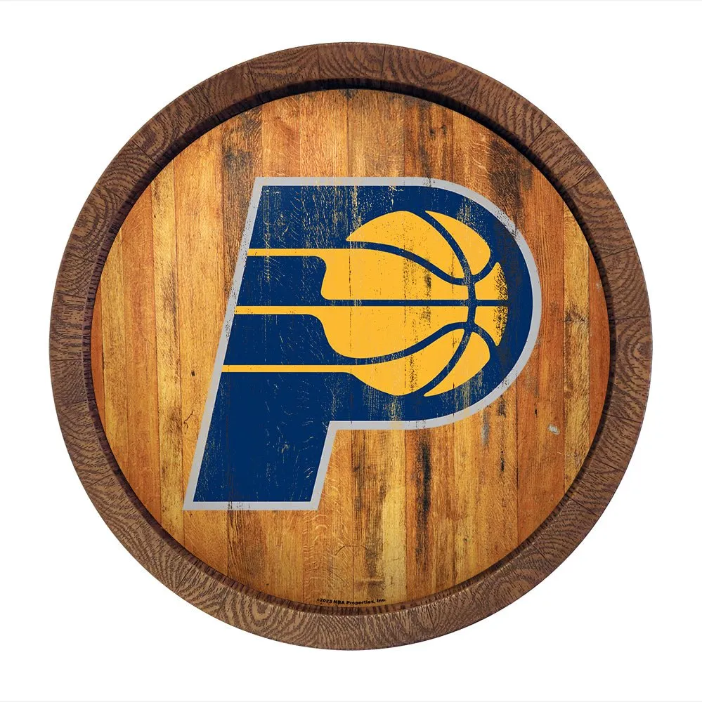 Indiana Pacers: "Faux" Barrel Top Sign