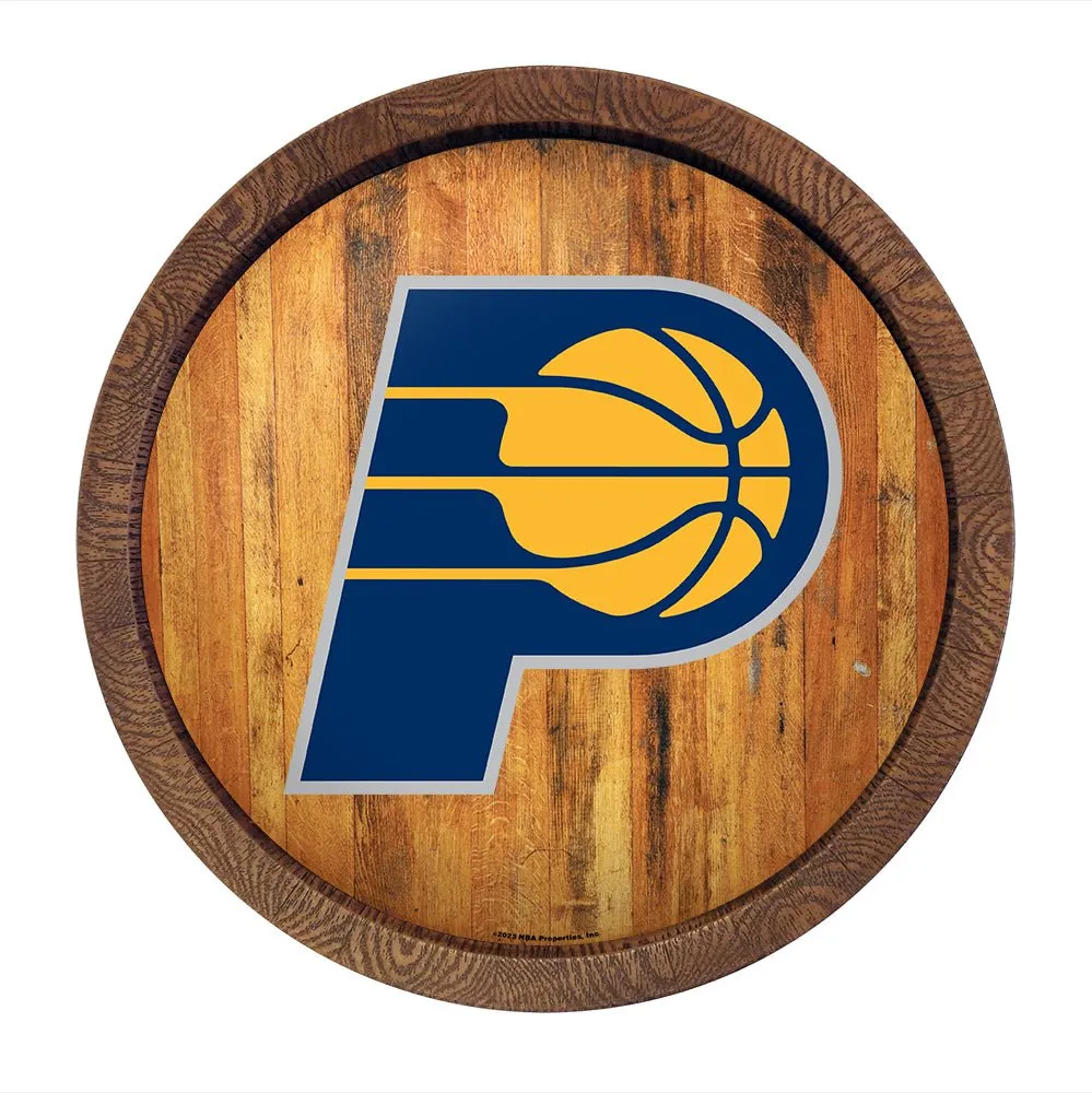 Indiana Pacers: "Faux" Barrel Top Sign