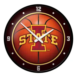 Iowa State Cyclones: Basketball - Modern Disc Wall Clock