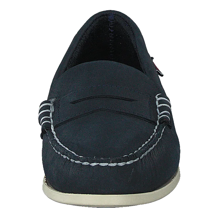Jacqueline Loafer Penny Crazy Blue Navy