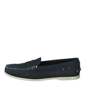 Jacqueline Loafer Penny Crazy Blue Navy