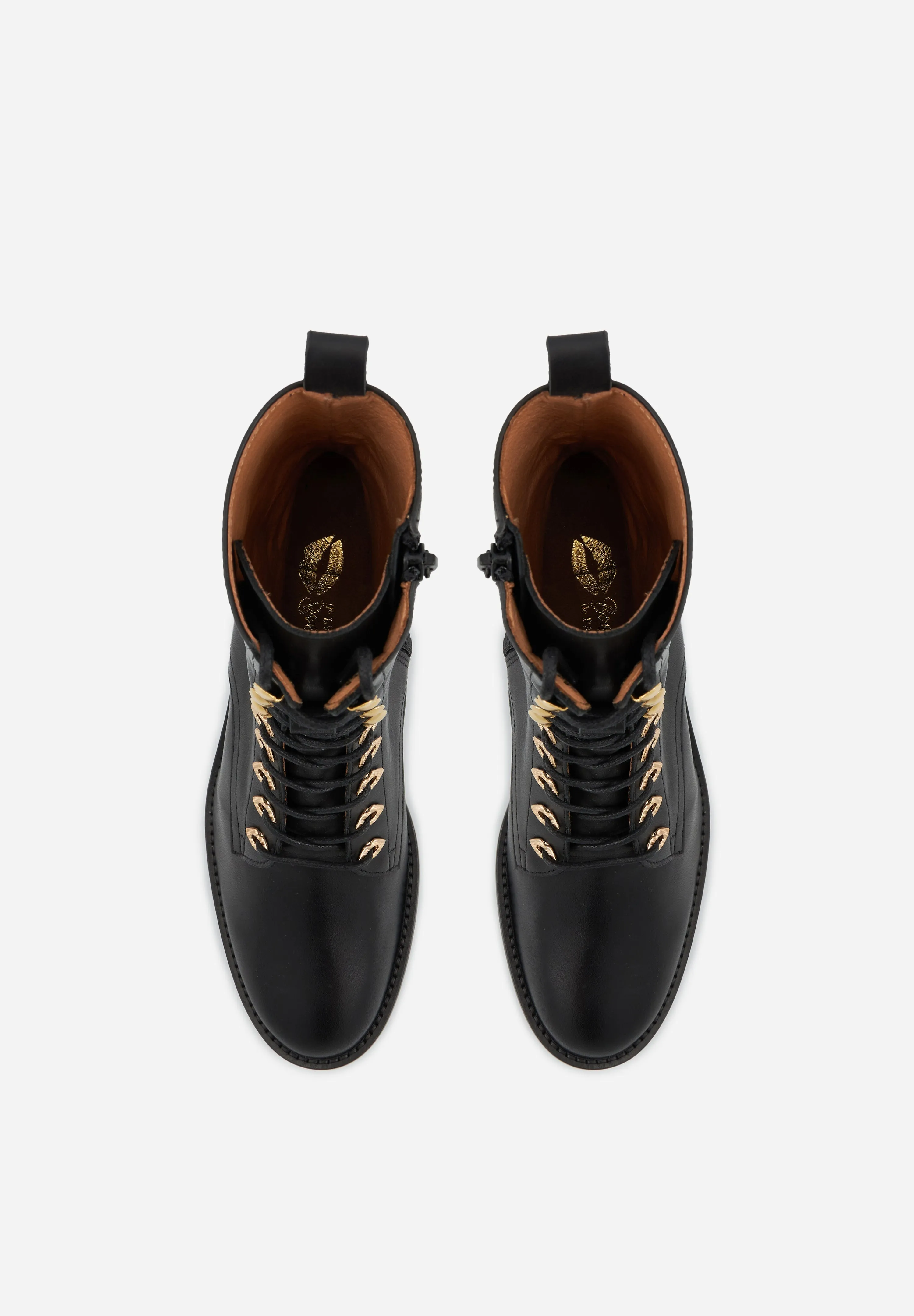 Janis-Cuir Lisse Noir