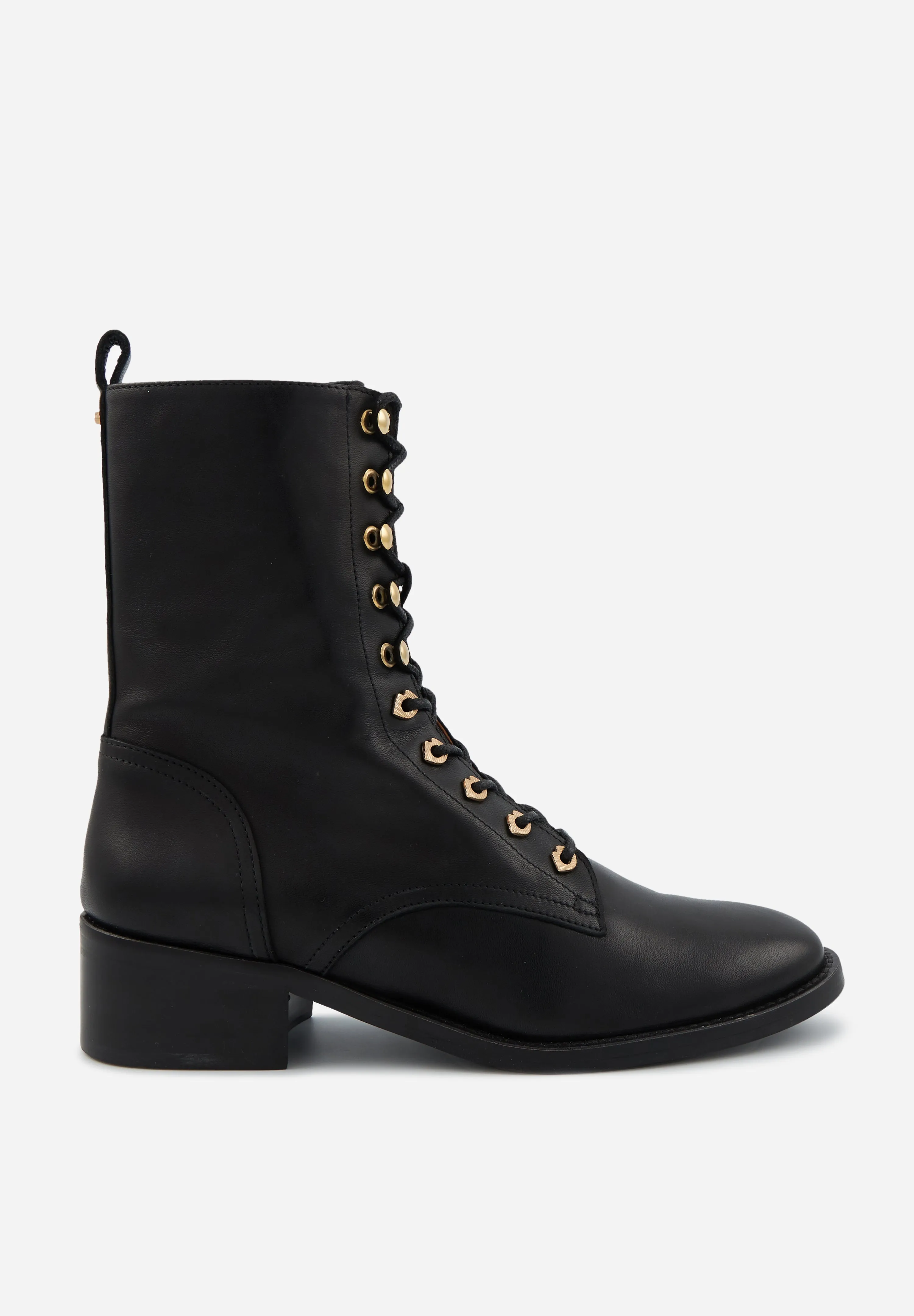Janis-Cuir Lisse Noir