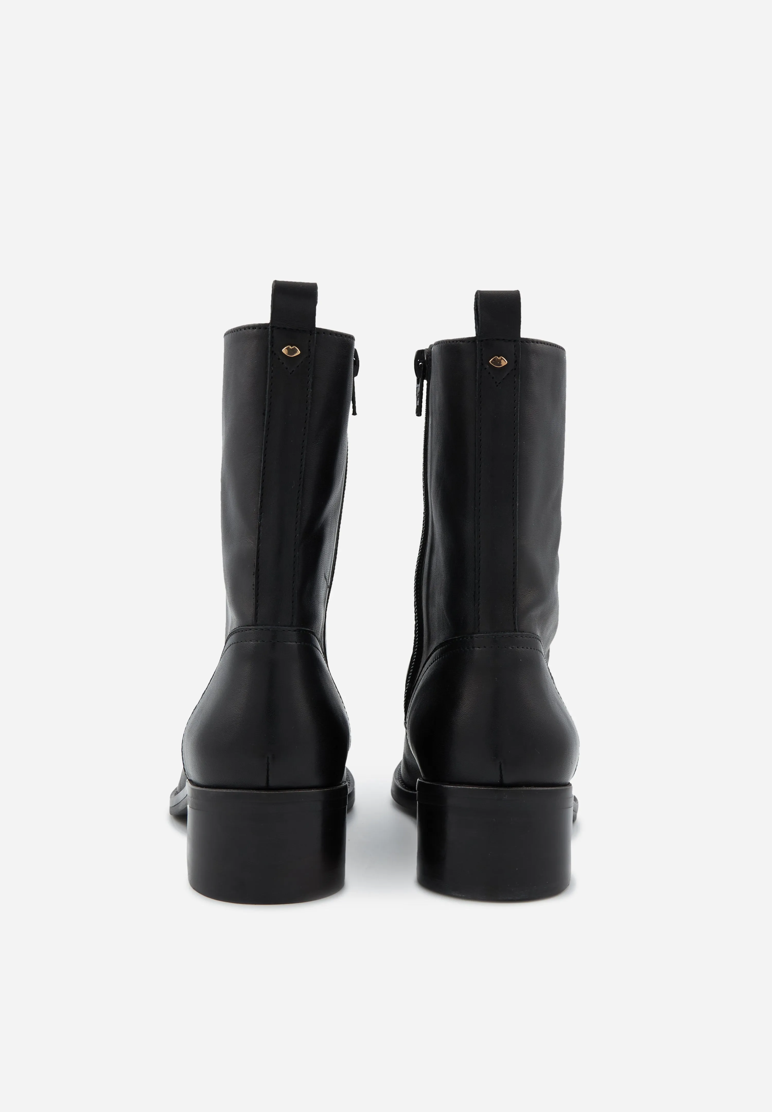 Janis-Cuir Lisse Noir