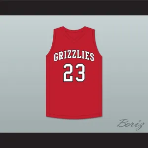 Jaylin Williams 23 Northside High School Grizzlies Red Basketball Jersey 1