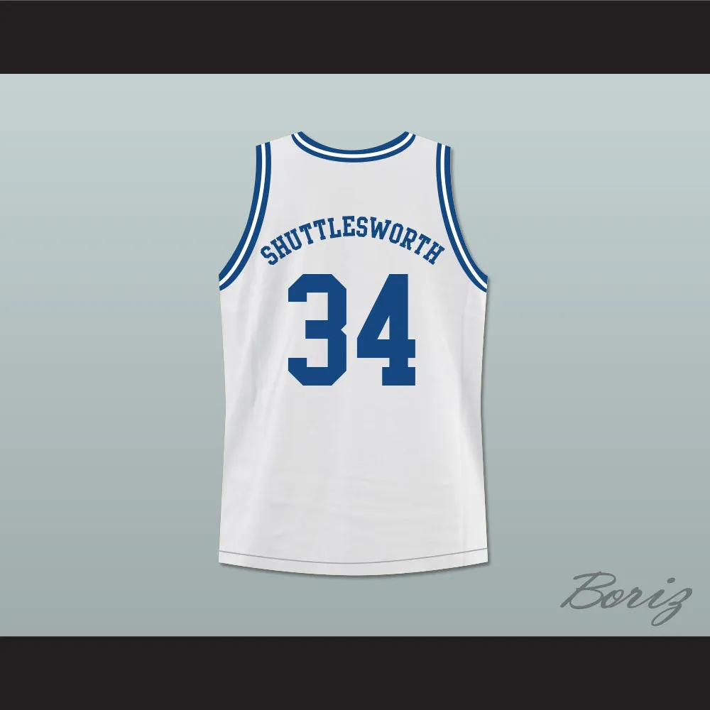 Jesus Shuttlesworth 34 White Lincoln High School Basketball Jersey He Got Game
