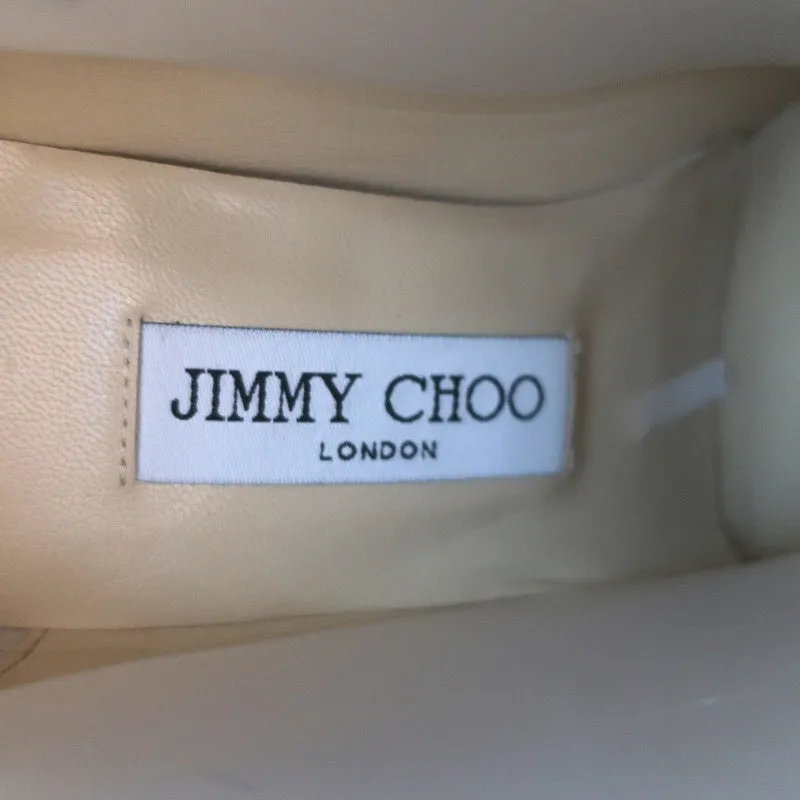 Jimmy Choo Marinda 65 Ankle Boots Silver Glitter Prince of Stars Size 37 NEW