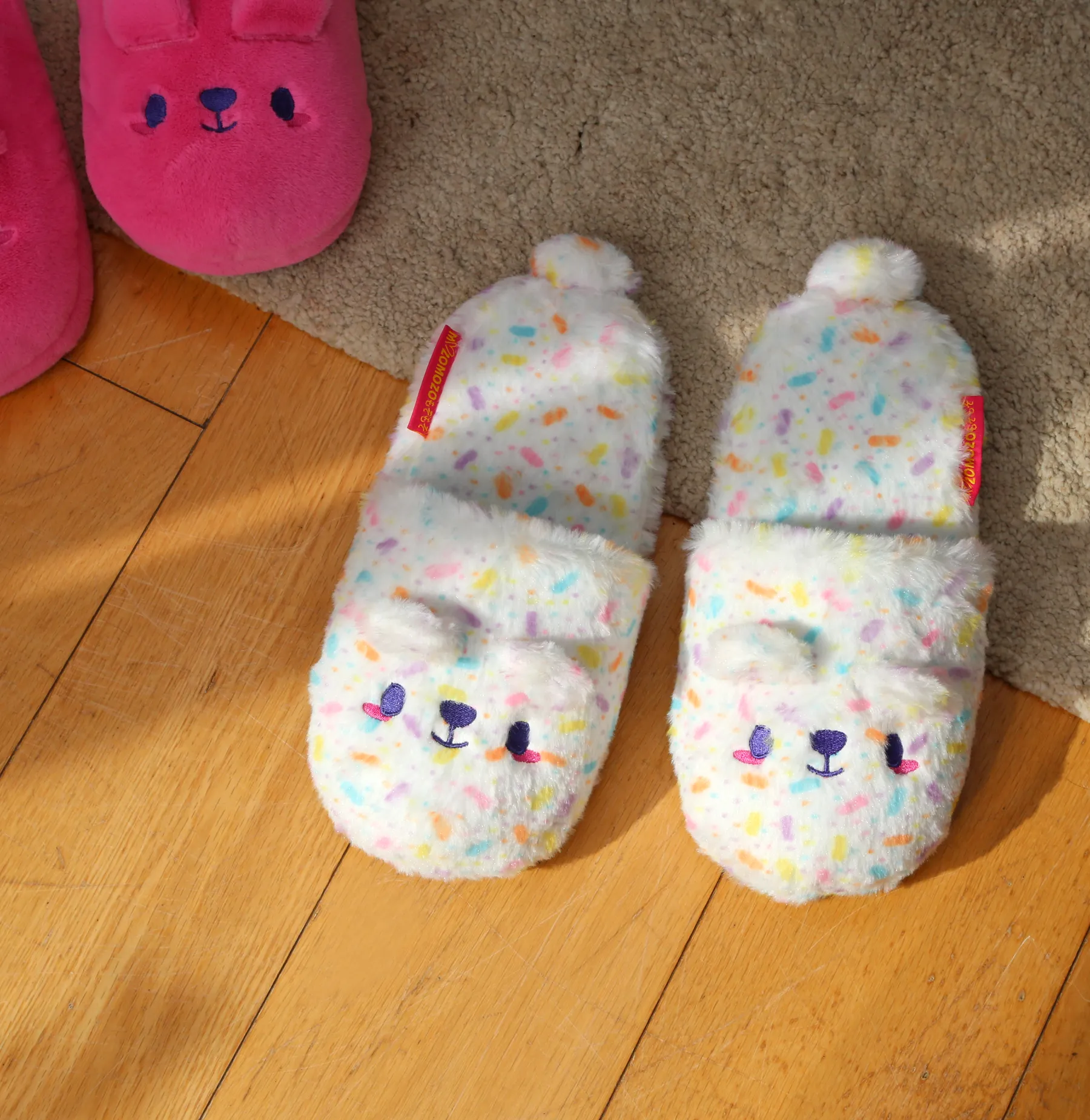 Kappukeki-kuma plush slippers •ᴥ• ふわふわクマ ✦EXTREMELY RARE✦