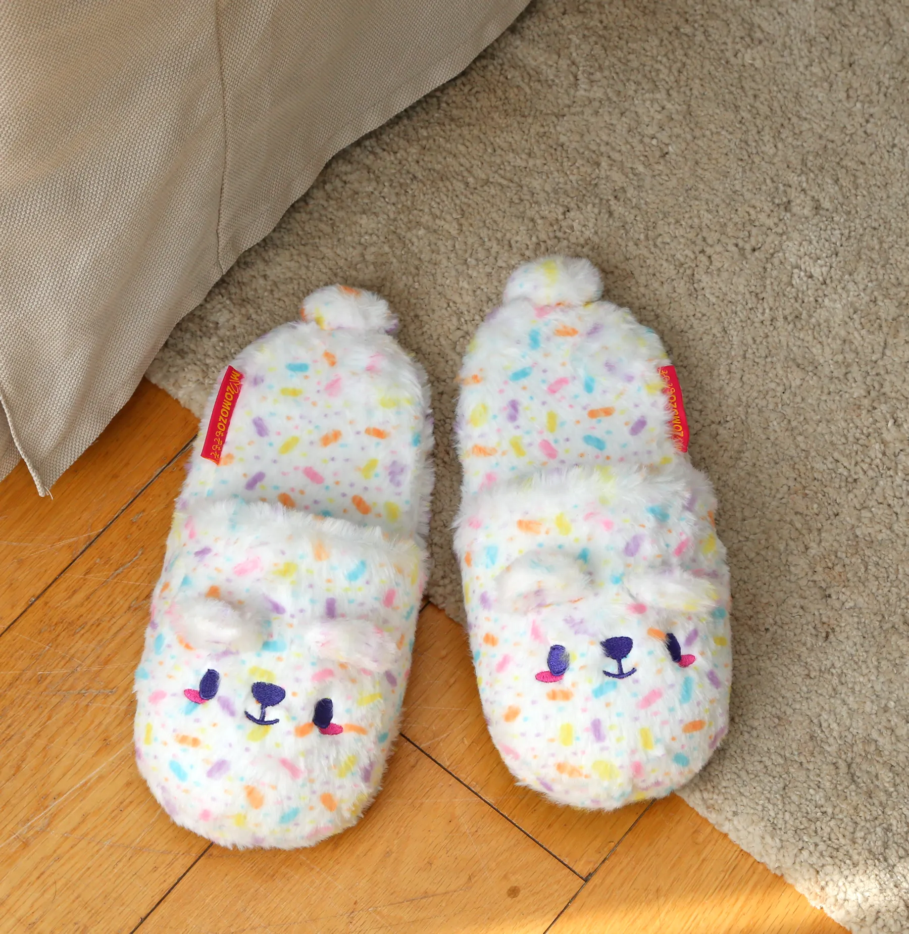 Kappukeki-kuma plush slippers •ᴥ• ふわふわクマ ✦EXTREMELY RARE✦