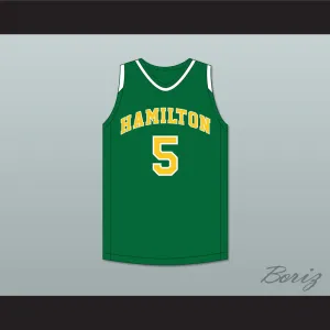 Kevon Looney 5 Alexander Hamilton High School Wildcats Green Basketball Jersey 6