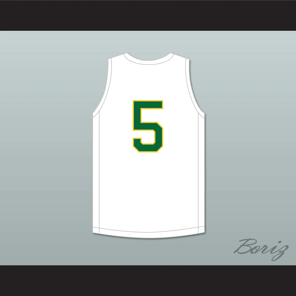 Kevon Looney 5 Alexander Hamilton High School Wildcats White Basketball Jersey 1