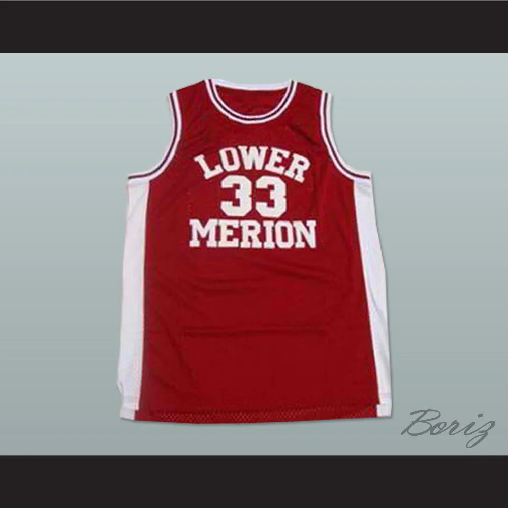 Kobe Bryant 33 Lower Merion High School Aces Maroon Basketball Jersey