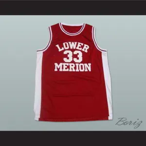 Kobe Bryant 33 Lower Merion High School Aces Maroon Basketball Jersey
