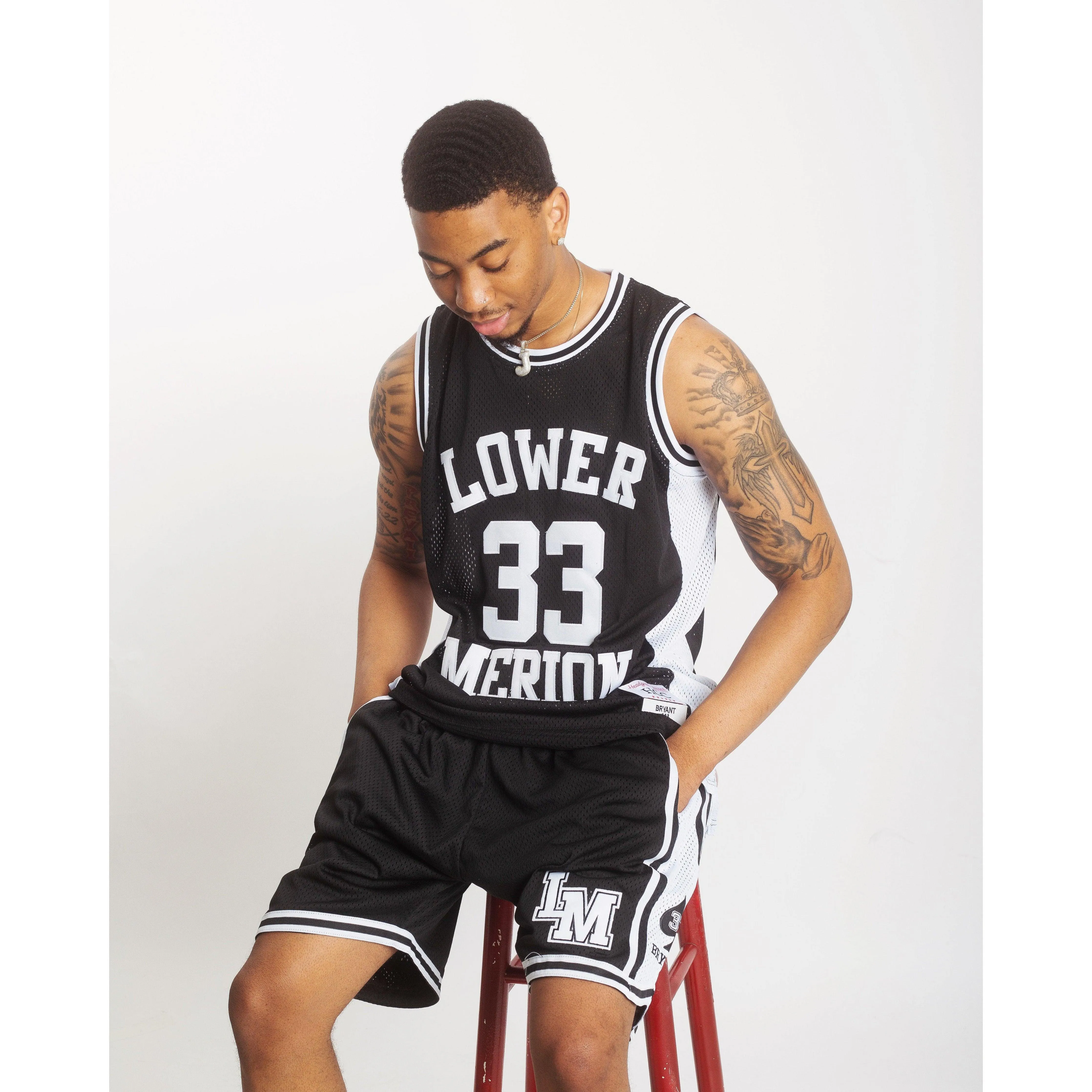 KOBE LM HIGH SCHOOL BLACK BASKETBALL SHORTS