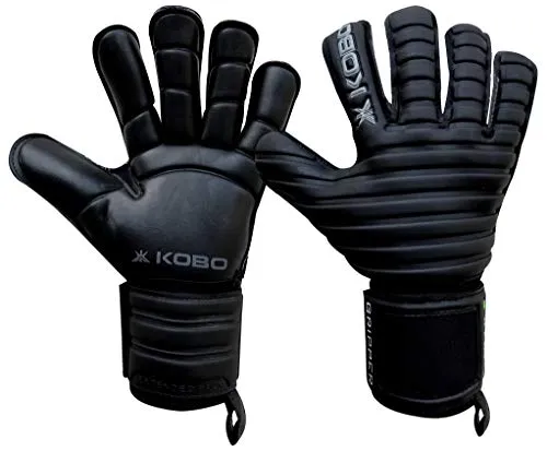 Kobo Football/Soccer Goal Keeper Professional Gloves (6.5, Gripper)