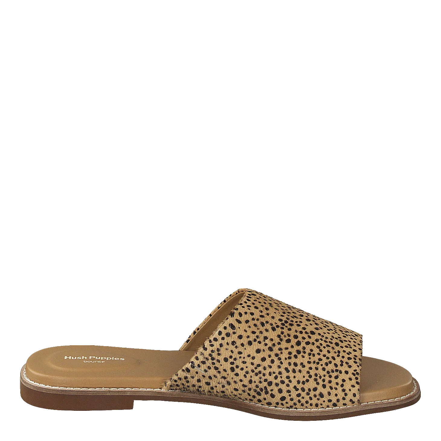 Lexi Slide Spotted Calf Hair
