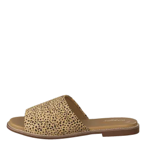 Lexi Slide Spotted Calf Hair