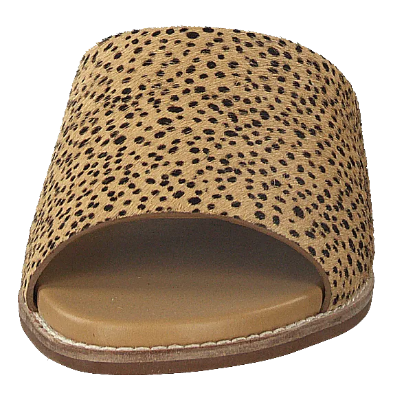 Lexi Slide Spotted Calf Hair