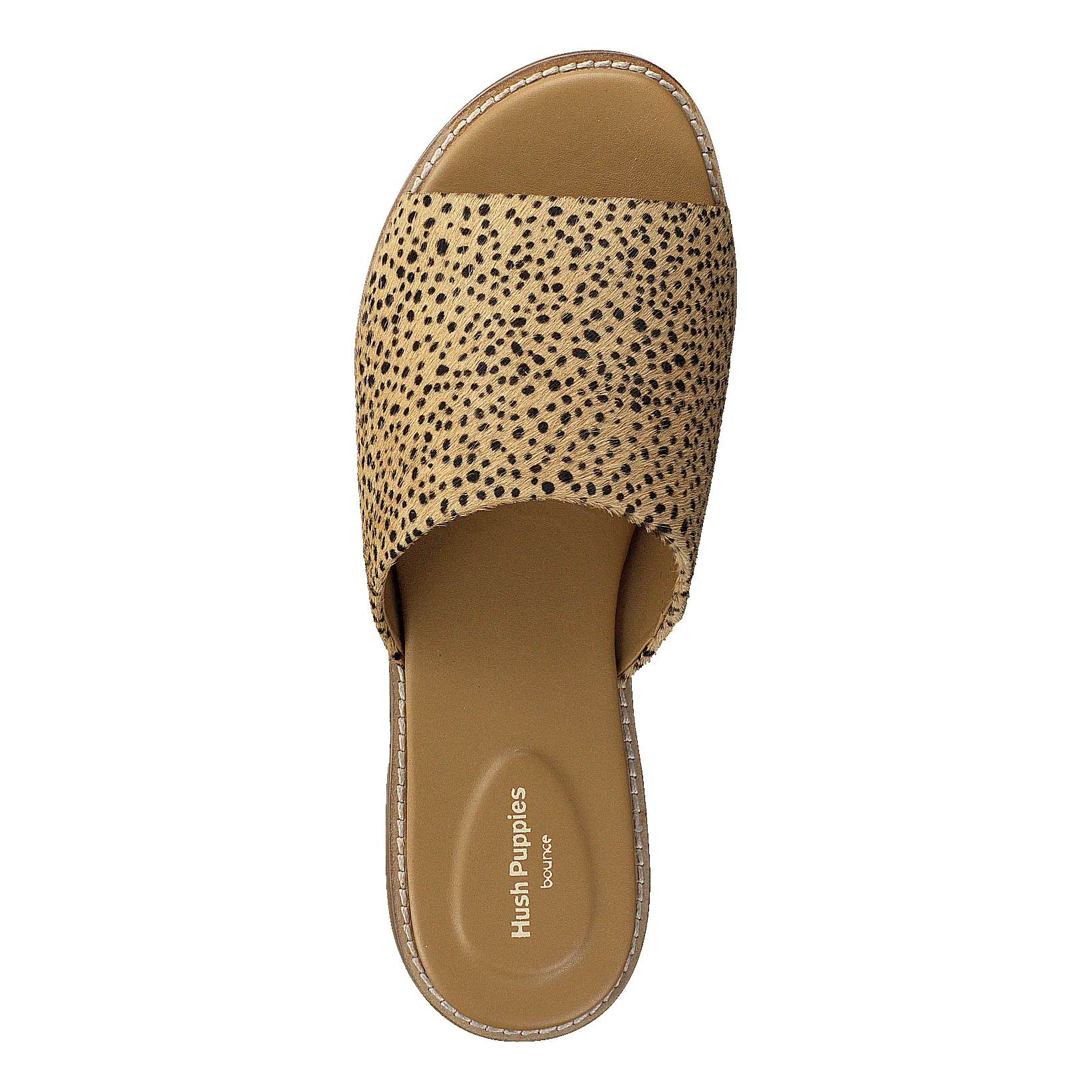 Lexi Slide Spotted Calf Hair